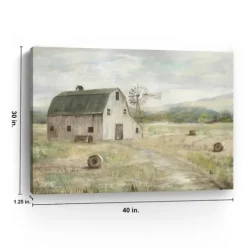 Kirkland's Home On The Farm Giclee Canvas Art Print, 40X30 In.- Canvas Art