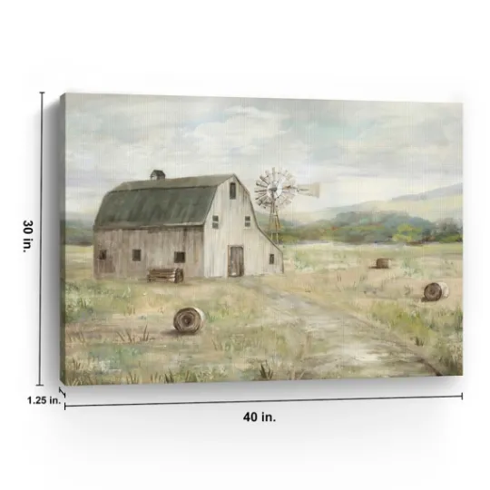 Kirkland's Home On The Farm Giclee Canvas Art Print, 40X30 In.- Canvas Art