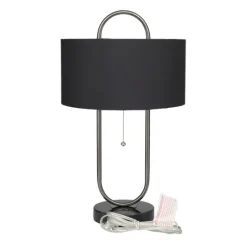 Kirkland's Home Open Metal Loop Table Lamp- Table Lamps