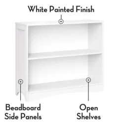 Kirkland's Home 2-Open Shelf Bookcase- Bookshelves