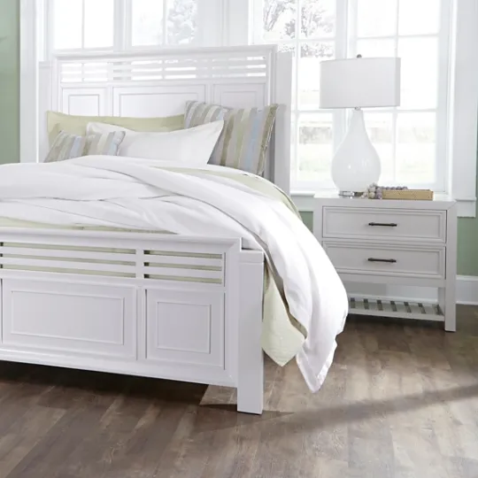Kirkland's Home Open Slat Serena Nightstand- Nightstands
