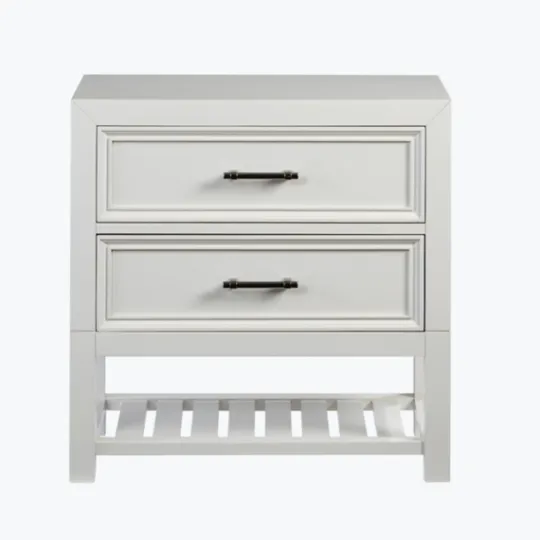 Kirkland's Home Open Slat Serena Nightstand- Nightstands