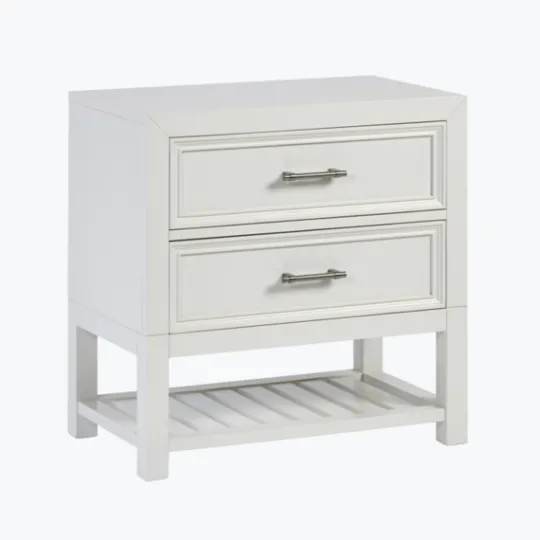 Kirkland's Home Open Slat Serena Nightstand- Nightstands