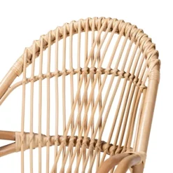 Kirkland's Home Open Woven Rattan Accent Chair- Accent Chairs