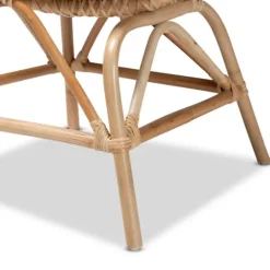 Kirkland's Home Open Woven Rattan Accent Chair- Accent Chairs