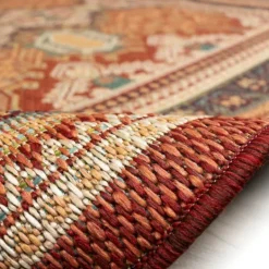 Kirkland's Home Orange Diamond Nile Indoor/Outdoor Area Rug, 4X7- Outdoor Rugs