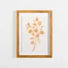 Kirkland's Home Orange Leaves Ii Deckled Framed Art Print- Framed Art