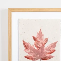 Kirkland's Home Orange Maple Leaf Framed Art Print- Framed Art