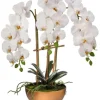 Kirkland's Home Orchid Arrangement In Gold Pot, 25 In.- Arrangements & Greenery