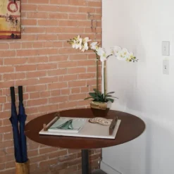 Kirkland's Home Orchid Arrangement In Gold Pot- Arrangements & Greenery
