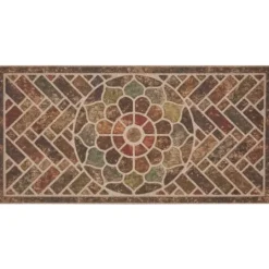Kirkland's Home Ornamental Brick Entry Doormat- Doormats