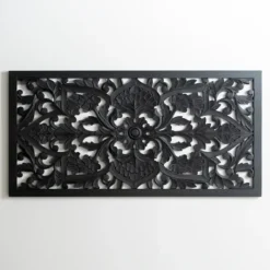 Kirkland's Home Ornate Carved Wall Plaque- Wall Plaques