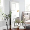 Kirkland's Home Ornate Distressed Cream Mirror, 30.75X64.75 In.- Full Length & Floor Mirrors