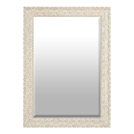 Kirkland's Home Ornate Ivory Framed Mirror, 30.5X42.5 In.- Framed Mirrors