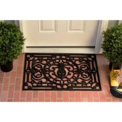 Kirkland's Home Ornate Penelope Durable Rubber Doormat, 30X18 In.- Doormats