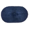 Kirkland's Home Oval French Crochet Bath Mat- Bathroom Rugs