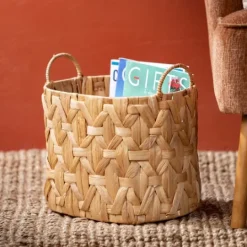 Kirkland's Home Oval Natural Woven Baskets, Set Of 3- Baskets & Boxes