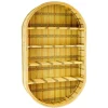 Kirkland's Home Oval Rattan Wall Shelf- Shelves