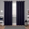 Kirkland's Home Oxford Navy Thermal Curtain Panel Set, 108 In.- Curtains & Drapes