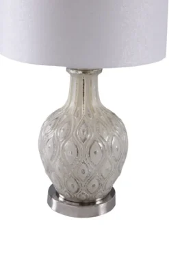 Kirkland's Home Painted Mercury Glass Table Lamp- Table Lamps