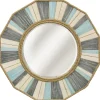 Kirkland's Home Painted Nautical Rope Wood Framed Wall Mirror- Decorative Mirrors