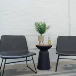 Kirkland's Home Palm Arrangement In Tan Footed Pot- Arrangements & Greenery