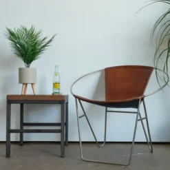 Kirkland's Home Palm Arrangement In Tan Footed Pot- Arrangements & Greenery