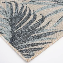 Kirkland's Home Palm Fronds Lava Indoor/Outdoor Area Rug, 5X7- Outdoor Rugs