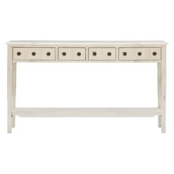 Kirkland's Home Paloma Cream 4-Drawer Console Table- Console Tables