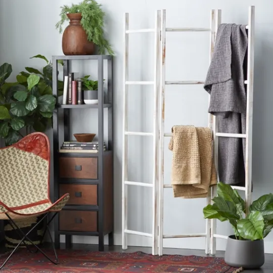 Kirkland's Home 3-Panel Hinged Ladder- Decorative Accents