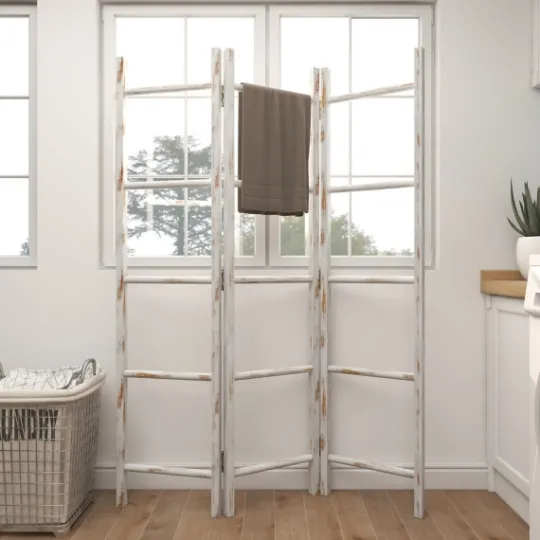 Kirkland's Home 3-Panel Hinged Ladder- Decorative Accents
