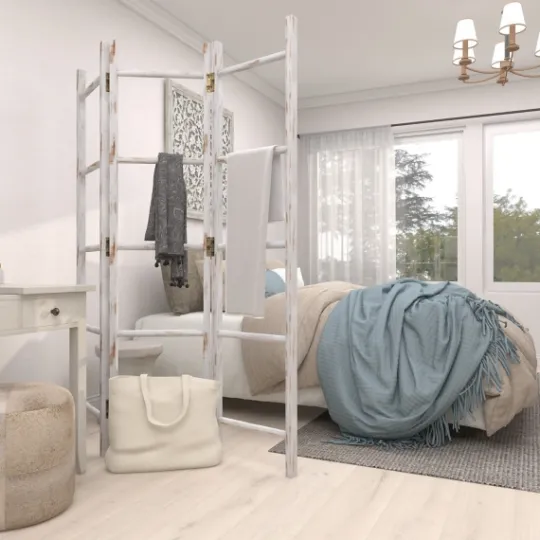 Kirkland's Home 3-Panel Hinged Ladder- Decorative Accents