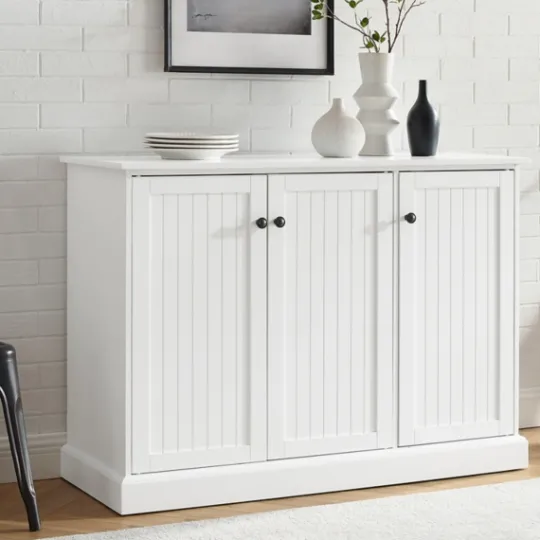 Kirkland's Home Paneled 3-Door Sideboard Cabinet- Cabinets & Sideboards
