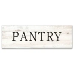 Kirkland's Home Pantry Script Canvas Art Print- Wall Quotes & Signs