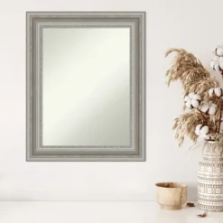 Kirkland's Home Parlor Silver Framed Wall Mirror- Decorative Mirrors