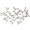 Kirkland's Home Patina Blowing Leaves Metal Wall Plaque- Wall Plaques