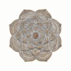 Kirkland's Home Patina Finish Metal Flower Large Wall Plaque- Wall Plaques