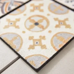 Kirkland's Home Patina Tiles Welcome Estate Doormat- Doormats