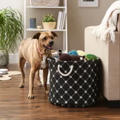 Kirkland's Home Paw Trellis Round Basket, 18 In.- Baskets & Boxes