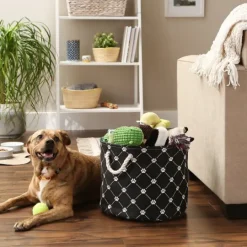Kirkland's Home Paw Trellis Round Basket, 15 In.- Baskets & Boxes