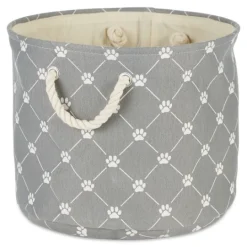 Kirkland's Home Paw Trellis Round Basket, 18 In.- Baskets & Boxes