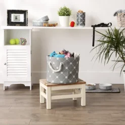 Kirkland's Home Paw Trellis Round Basket, 12 In.- Baskets & Boxes