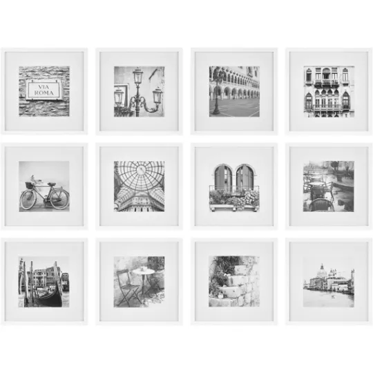 Kirkland's Home 12-Pc. Square Gallery Wall Picture Frame Set- Gallery Wall Frames
