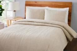 Kirkland's Home Peach Textured 3-Pc. Queen Duvet Set- Duvets