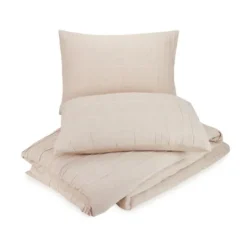 Kirkland's Home Peach Textured 3-Pc. Queen Duvet Set- Duvets