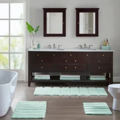 Kirkland's Home Pearl Tufted Bath Mat, 24 In.- Bathroom Rugs