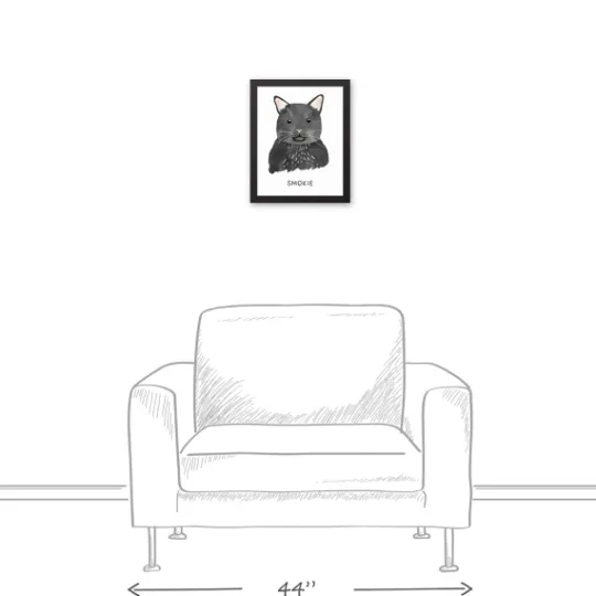 Kirkland's Home Personalized Black Cat Canvas Wall Plaque- Wall Quotes & Signs