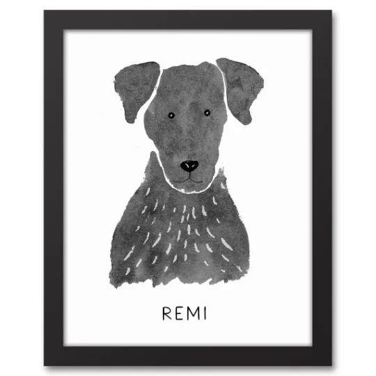 Kirkland's Home Personalized Black Labrador Canvas Wall Plaque- Wall Quotes & Signs