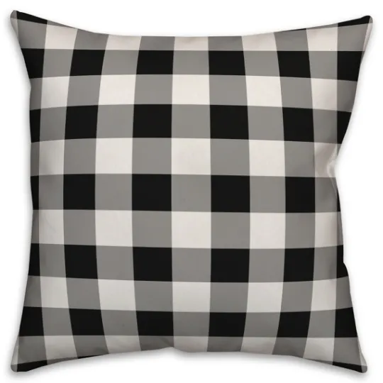 Kirkland's Home Personalized Buffalo Check Harvest Wreath Pillow- Pillows