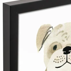 Kirkland's Home Personalized Bulldog Canvas Wall Plaque- Wall Quotes & Signs
